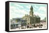 Immigrant Landing, New York City-null-Framed Stretched Canvas