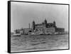 Immigrant Landing Station on Ellis Island Photograph - New York, NY-Lantern Press-Framed Stretched Canvas