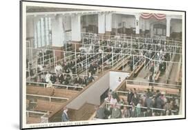 Immigrant Processing, Ellis Island, New York-null-Mounted Art Print