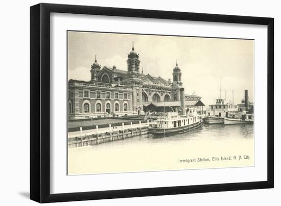 Immigrant Station, Ellis Island, New York City-null-Framed Art Print