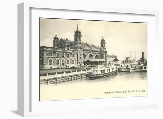 Immigrant Station, Ellis Island, New York City-null-Framed Art Print
