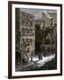 Immigrant Tenements in Donovan Lane near Five-Points, New York City, 1870s-null-Framed Giclee Print