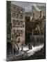 Immigrant Tenements in Donovan Lane near Five-Points, New York City, 1870s-null-Mounted Giclee Print