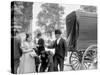 Immigrants at Battery Park, New York, N.Y.-null-Stretched Canvas