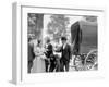 Immigrants at Battery Park, New York, N.Y.-null-Framed Photo