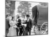 Immigrants at Battery Park, New York, N.Y.-null-Mounted Photo