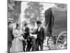 Immigrants at Battery Park, New York, N.Y.-null-Mounted Photo