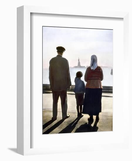 Immigrants: Ellis Island-null-Framed Giclee Print