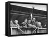 Immigrants from Europe Arriving in Us-null-Framed Stretched Canvas