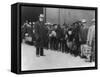Immigrants Going to Ellis Island Photograph - New York, NY-Lantern Press-Framed Stretched Canvas