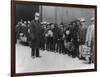 Immigrants Going to Ellis Island Photograph - New York, NY-Lantern Press-Framed Art Print