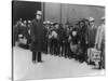 Immigrants Going to Ellis Island Photograph - New York, NY-Lantern Press-Stretched Canvas