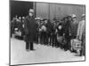 Immigrants Going to Ellis Island Photograph - New York, NY-Lantern Press-Mounted Art Print