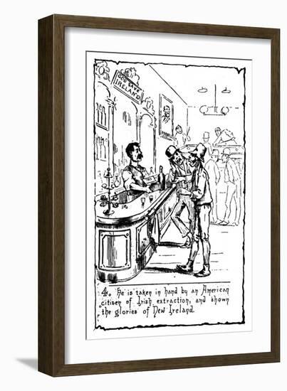 Immigrants: Irish, C1885-null-Framed Giclee Print