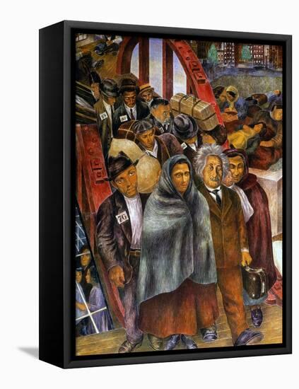 Immigrants, Nyc, 1937-38-Ben Shahn-Framed Stretched Canvas