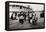 Immigrants to the USA Landing at Ellis Island, New York, C1900-null-Framed Stretched Canvas