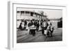 Immigrants to the USA Landing at Ellis Island, New York, C1900-null-Framed Giclee Print