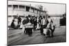 Immigrants to the USA Landing at Ellis Island, New York, C1900-null-Mounted Giclee Print