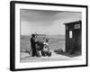 Immigrants Waiting for the Bus on Tel-Aviv Hafa-null-Framed Photographic Print