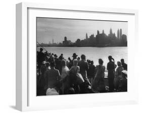 Immigrants Who are Just Arriving in the Us-null-Framed Photographic Print