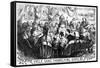Immigration Cartoon, 1869-Thomas Nast-Framed Stretched Canvas