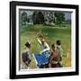 "Imminent Domain", July 18, 1959-John Falter-Framed Giclee Print