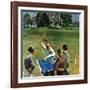 "Imminent Domain", July 18, 1959-John Falter-Framed Giclee Print