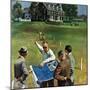 "Imminent Domain", July 18, 1959-John Falter-Mounted Giclee Print