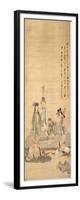 Immortals Celebrating a Birthday, 1649-Chen Hongshou-Framed Giclee Print