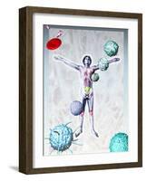 Immune System Components-Hans-ulrich Osterwalder-Framed Photographic Print