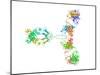 Immunoglobulin G Antibody Molecule-Laguna Design-Mounted Photographic Print