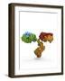 Immunoglobulin G Antibody Molecule-PASIEKA-Framed Photographic Print