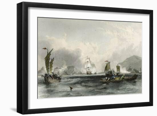 Imogene and Andromache Bocca Tigris-Thomas Allom-Framed Art Print