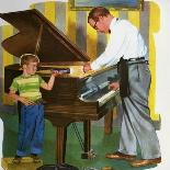 The Piano Repair Man-Imogene M. McPherson -Art Print