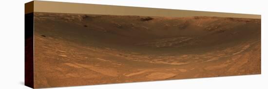 Impact Crater Endurance on the Surface of Mars-Stocktrek Images-Stretched Canvas