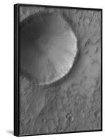 Impact Crater on Mars-Stocktrek Images-Framed Photographic Print