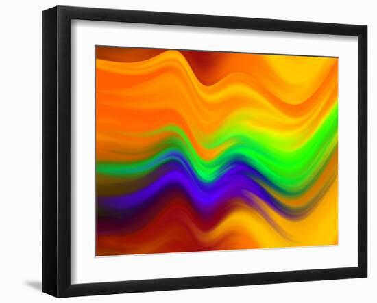 Impact II-Ruth Palmer-Framed Art Print