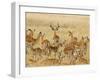 Impalas Roaming the Fields, Maasai Mara, Kenya-Joe Restuccia III-Framed Photographic Print