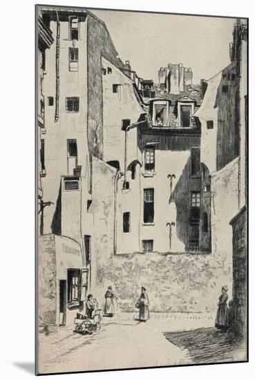 Impasse Du Boeuf, 1915-Otto J Schneider-Mounted Giclee Print