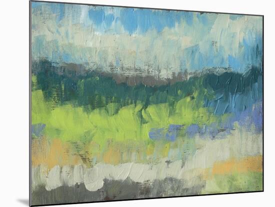 Impasto Field I-Jennifer Goldberger-Mounted Art Print