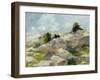 Impasto Mountainside I-Ethan Harper-Framed Art Print