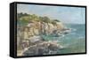 Impasto Ocean View I-Ethan Harper-Framed Stretched Canvas