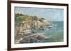 Impasto Ocean View I-Ethan Harper-Framed Premium Giclee Print