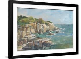 Impasto Ocean View I-Ethan Harper-Framed Premium Giclee Print