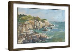 Impasto Ocean View I-Ethan Harper-Framed Art Print