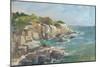 Impasto Ocean View I-Ethan Harper-Mounted Art Print