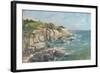 Impasto Ocean View I-Ethan Harper-Framed Art Print