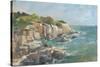 Impasto Ocean View I-Ethan Harper-Stretched Canvas