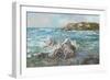 Impasto Ocean View II-Ethan Harper-Framed Art Print