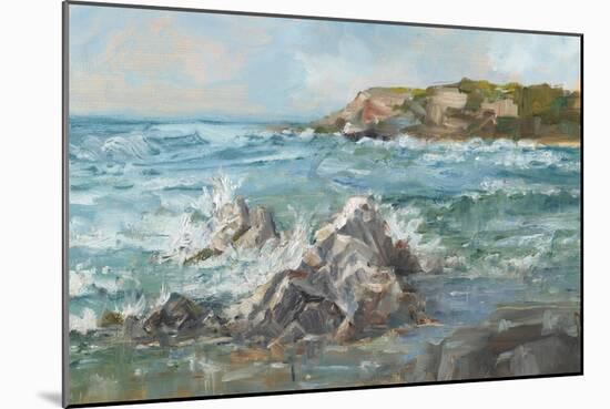 Impasto Ocean View II-Ethan Harper-Mounted Art Print